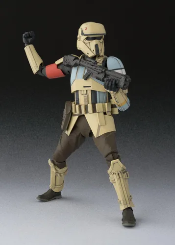 Vista 5 de Figura movible del Trooper de costa de Star Wars de 5.9 in aproximadamente. Material ABS y PVC