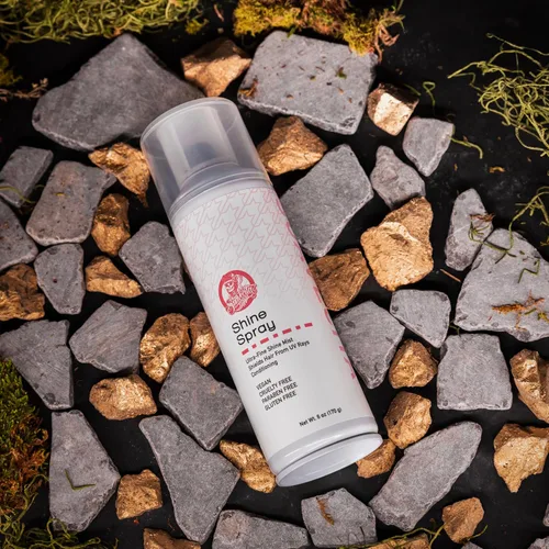 Vista 4 de Suavecita Shine Spray. Niebla hidratante vegana y sin crueldad animal para mujeres con cabello seco, fino, grueso o encrespado (6 onzas)
