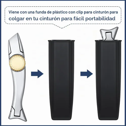 Vista 5 de WILLBOND Navajas - 1 juego de cuchillos de vinilo de tiburón resistente para techos con cuchillas de repuesto, herramientas de techo de repuesto