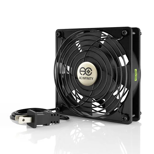 Vista 17 de AC Infinity AXIAL 8025, ventilador para magdalenas, 120 V CA 3.150 in x 0.984 in de alta velocidad, certificado UL para proyectos de escape