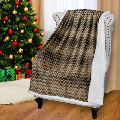 Vista 8 de Catalonia Sherpa - Manta para sofá cama, súper suave, cómoda y esponjosa reversible. Cobija de felpa de lana para todas las estaciones para adultos