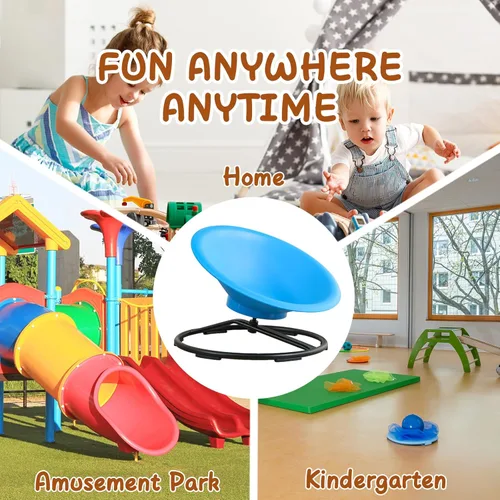Vista 8 de Silla Giratoria para Niños Autistas, Juguetes de Sentarse y Girar para Autismo para Edad 3+, Silla Giratoria Sensorial que Mejora las Habilidades