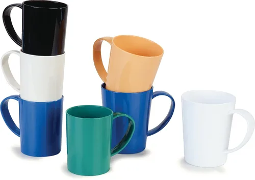 Vista 13 de Carlisle FoodService Products Taza Taza de Café de Plástico con Asa Grande para Bufés, Hogar y Restaurante, Tritan, 12 Onzas, Negro, (Paquete de 12)