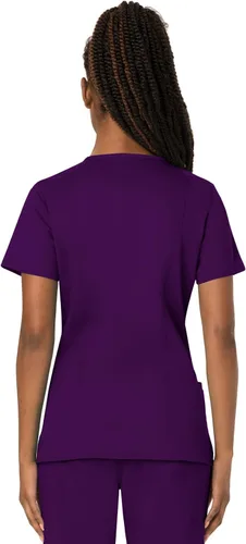 Vista 2 de Workwear Revolution Mujeres Scrubs Top V-cuello WW620