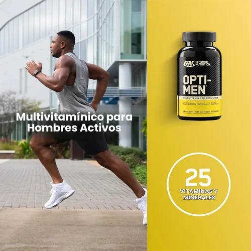 Vista 4 de Optimum Nutrition Opti-Men Suplemento multivitamínico diario, 240 Ct