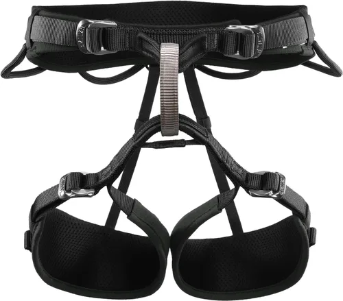 Vista 13 de KAILAS B4 Arnés de escalada en roca para hombre, arnés de techo, cinturón de seguridad, equipo de escalada ajustable, alpinismo, ligero Naranja