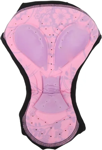 Vista 8 de HEEPDD Ropa interior acolchada en 3D para mujer, color negro, de secado rápido, para ciclismo de montaña (M)