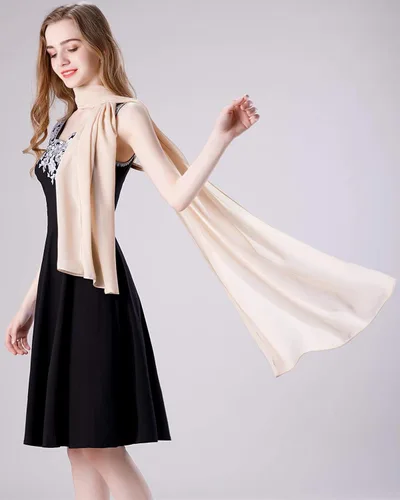 Vista 43 de Chales/mantones de gasa suave para vestidos, accesorios de mujer