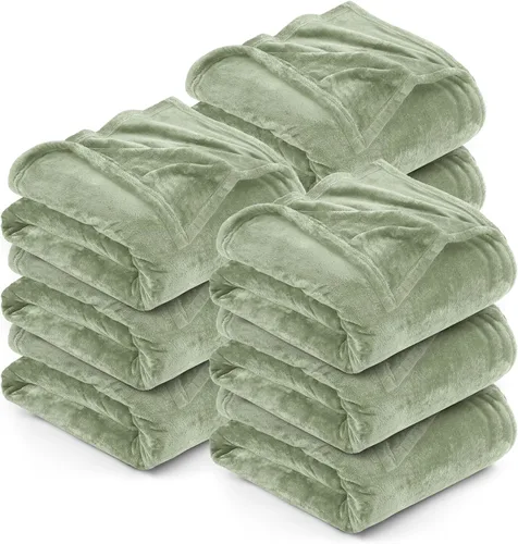 Vista 66 de Utopia Bedding - Manta de vellón de lujo, mullida, antiestática; manta de suave microfibra de 8.8 oz/yd² (300 g/m²) para sofá y cama; tamaño Gris