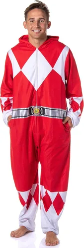 Vista 5 de INTIMO Power Rangers - Traje de pijama de una pieza para hombres y mujeres