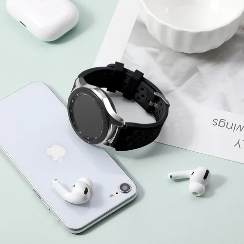 Vista 3 de Lerobo Correa de reloj de 22 mm compatible con Samsung Galaxy Watch de 46 mm/Galaxy Watch 3 de 45 mm/Gear S3 Classic/Frontier, correa de reloj