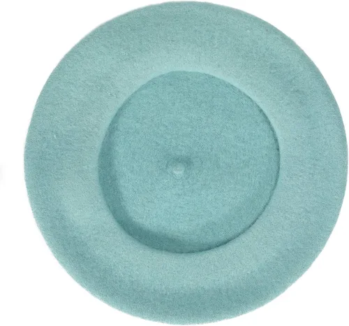 Vista 179 de ZLYC - Boina francesa de lana unicolor para mujeres y niñas