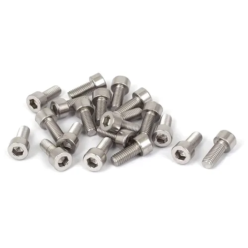 Vista 18 de 50 tornillos de cabeza hexagonal de acero inoxidable M3-0.020x0.197 in Pernos de cabeza hexagonal interior DIN 912
