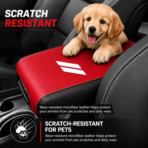 Vista 39 de YOSRTER Accesorios para Dodge Durango 2011-2018 2019 2020 Funda para reposabrazos de consola central, caja interior, decoración de reposabrazos