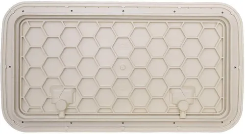 Vista 4 de Jim - Escotilla para cubierta de barco 581-1324-04 13 x 24 pulgadas, color blanco ártico