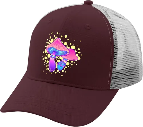 Vista 2 de devor Cap Magic Mushrooms Baseball Caps for Men Funny Cap Adjustable