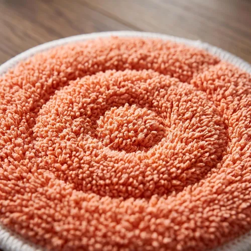 Vista 8 de Paquete de 8 almohadillas de repuesto para mopa de vapor, almohadillas de microfibra lavables (naranja)