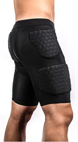 Vista 4 de TUOY Padded Compression Shirt + Short Padded Football Shirt Rib Protector Suit