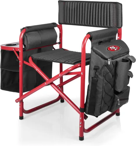 Vista 4 de PICNIC TIME NFL NFL Fusion - Silla de campamento unisex para adultos, con mesa auxiliar y enfriador suave, silla de playa para adultos, silla