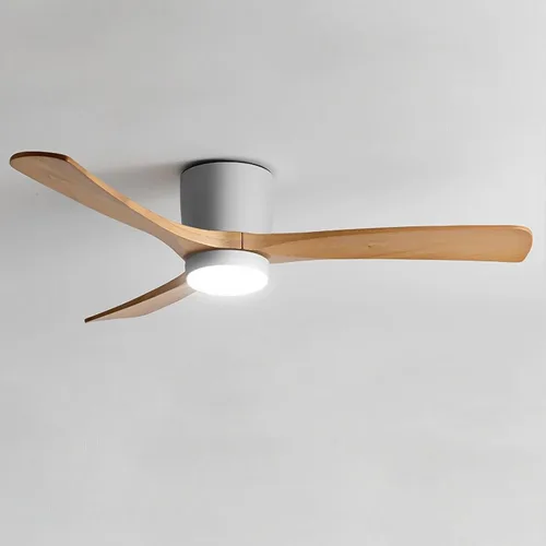 Vista 13 de Ventilador de techo gris de 36 pulgadas con luz, montaje empotrado para dormitorio y sala de estar
