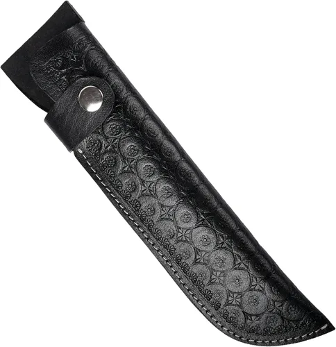 Vista 8 de Hulara Genuine Leather Knife Sheath – Handmade Leather Knive Holder with Belt Loop, Fits 4-10" Blade – Fixed Blade Knife Sheaths, Knifes Scabbard