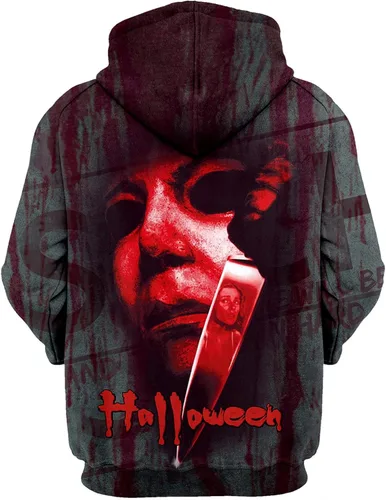Vista 2 de Sudadera unisex con capucha y pantalones con estampado 3D