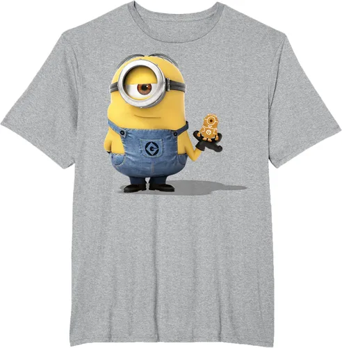 Vista 45 de Camiseta Despicable Me Minions Holding A Ginger Bread Minion Retrato Pequeña