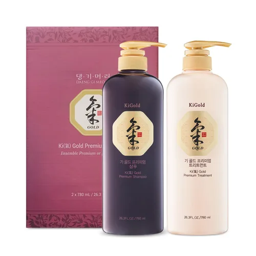 Vista 2 de DAENG GI MEO RI - Juego de champú, tratamiento y bolsa de viaje Ki Gold Premium (bolsa de 0.3 fl oz)