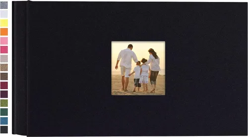 Vista 34 de potricher - Álbum de fotos pequeño para 100 fotos de 4 x 6 pulgadas, con portada de lino con foto, familiar, para bodas, aniversarios, bebés o Beige