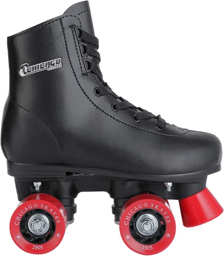 Vista 4 de Chicago Patines Patines Niñas Patines - Patines de cuatro ruedas para jóvenes blancos