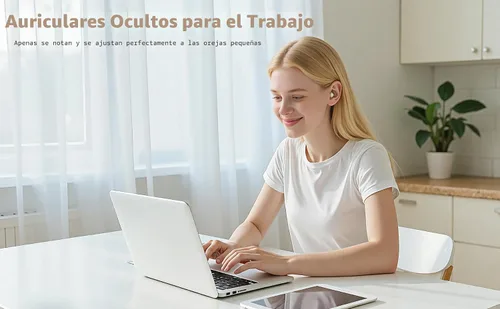 Vista 5 de Auriculares de dormir más pequeños para dormir de lado, [versión actualizada 2026] Auriculares inalámbricos ultra cómodos y ligeros para orejas
