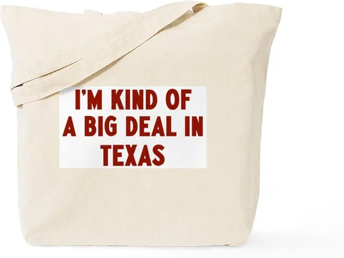Vista 17 de CafePress Bolsa de mano de la bandera de Texas, bolsa de lona natural, bolsa de compras reutilizable
