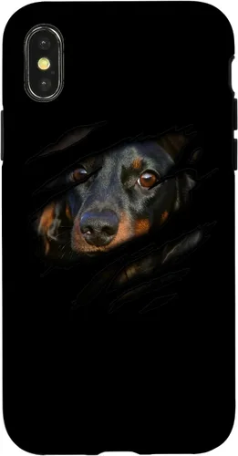 Vista 4 de Funda para perro con diseño de pedigrí para iPhone 14