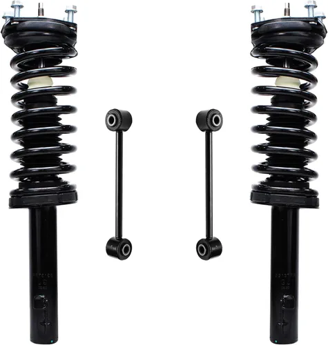 Vista 62 de Detroit Axle - Kit de 4 piezas de puntales delanteros para Toyota Highlander 2001 2002 2003, enlaces de barra antivuelco estabilizadores y puntales