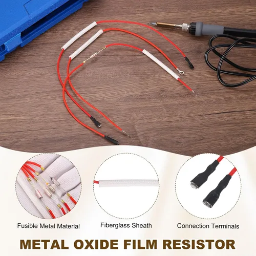 Vista 3 de MECCANIXITY Fusible de temperatura universal para olla arrocera, 168.8 °F 10 A 250 V Fusible térmico de metal con ambos terminales de fibra