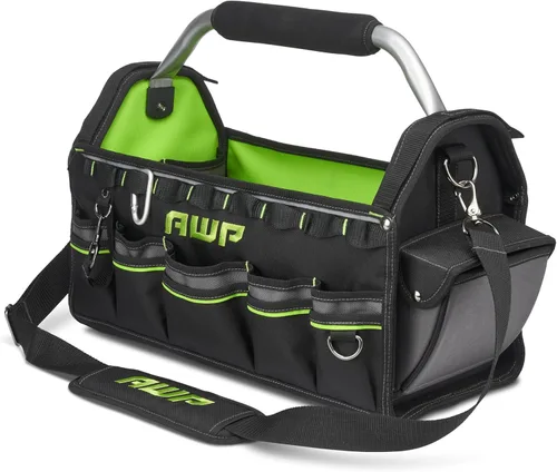 Vista 9 de Bolsas de herramientas AWP, bolsa de herramientas premium, negra, bolsa de herramientas duradera, para profesionales y contratistas