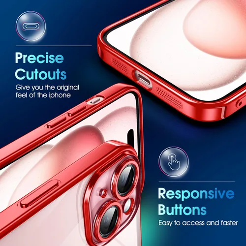 Vista 115 de Supdeal Funda cristalina transparente para iPhone 11, [No se amarillea] [Protección de la cámara] [Probado contra caídas de grado militar] Funda