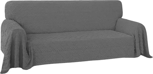 Vista 20 de Easy-Going Funda de Sofá para Silla de 80 x 102 Pulgadas Feliz Navidad, Funda de Terciopelo Jacquard para Sofá de 1 Cojín, Fundas Seccionales