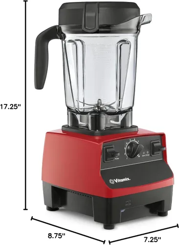 Vista 8 de Licuadora Vitamix 5300, Reconstruido certificado, Rojo