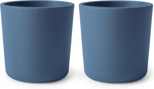 Vista 29 de Mushie - Tazas de vajilla para niños Fabricadas en Dinamarca, juego de 2 (color rubor)