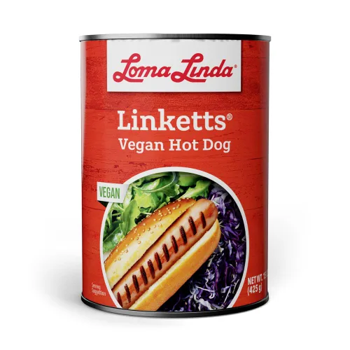 Vista 4 de Loma Linda - Carnes a base de plantas (Linketts® (15 oz.), paquete de 12