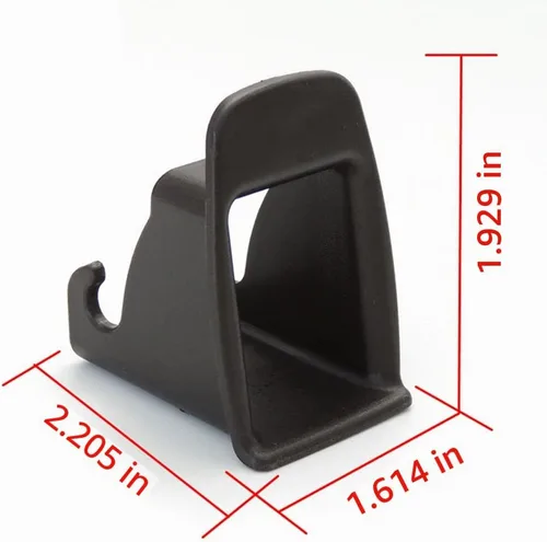Vista 4 de Shkalacar ISOFIX - Guía de cierre de cinturón de interfaz, 2 piezas de hebilla de interfaz ISOFIX para asiento de automóvil, conector de soporte