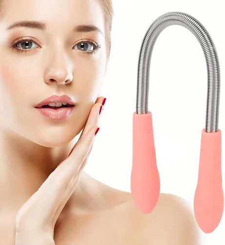 Vista 5 de Depilador de pelo de primavera para la piel, exfoliador de pelo de primavera profesional para mujeres, depiladora para labios superiores, mentón