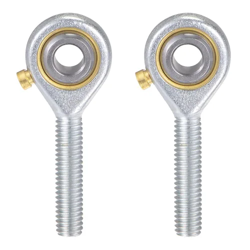 Vista 9 de uxcell 2 unids POS5 Rodamiento de extremo de varilla esférico de 0.197 in de diámetro de junta autolubricada M5x0.8 Conector de rosca macho de mano