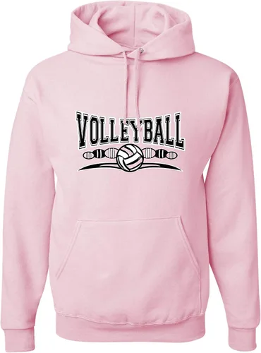 Vista 31 de Go All Out Sudadera con capucha para hombre y mujer con diseño fresco de voleibol