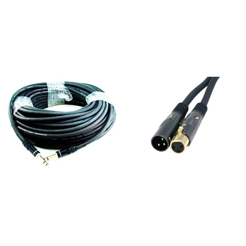 Vista 10 de Monoprice Cable TRS macho a macho de 1/4 pulgadas de la serie Premier de 50 pies, 16AWG (chapado en oro)