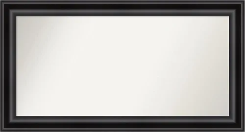 Vista 125 de Amanti Art Espejo personalizado, espejo de baño negro puente, espejo de pared o espejo de tocador de baño sobre el fregadero (26 x 26 pulgadas)