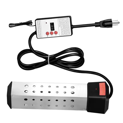 Vista 8 de Calentador de agua de inmersión, calentador de agua portátil con apagado automático temporizado, calentador de agua sumergible eléctrico portátil