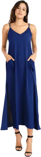 Vista 21 de Miss Lavish London - Kaftán largo para mujer - Kaftán de playa africano y kaftan moderno para fiesta y bodas 109-azul