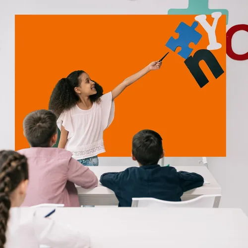 Vista 7 de PerKoop Paquete de 9 rollos de papel para tablón de anuncios arcoíris de 4 x 12 pies, resistente a la decoloración, colorido, para aula, proyectos